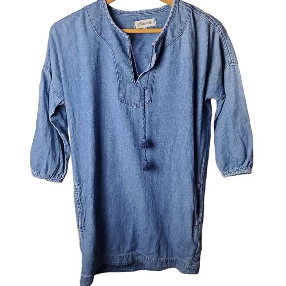 Madewell Denim Artiste Dress Size XXS - Picture 2 of 7